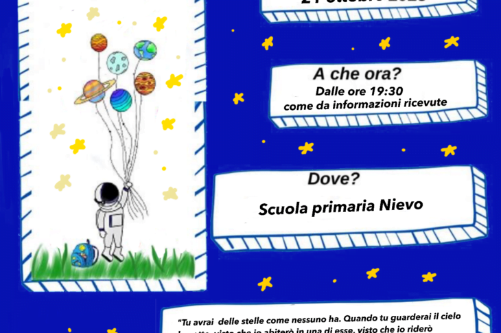Locandina serata delle stelle
