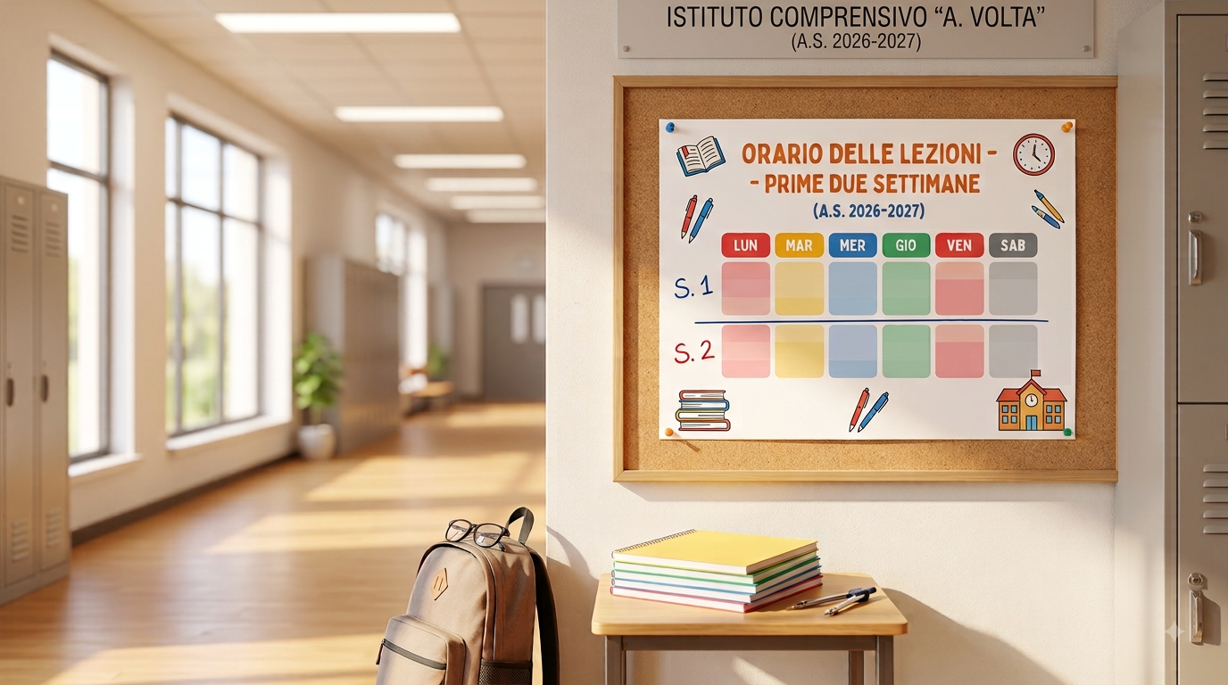 Inizio dell'anno scolastico