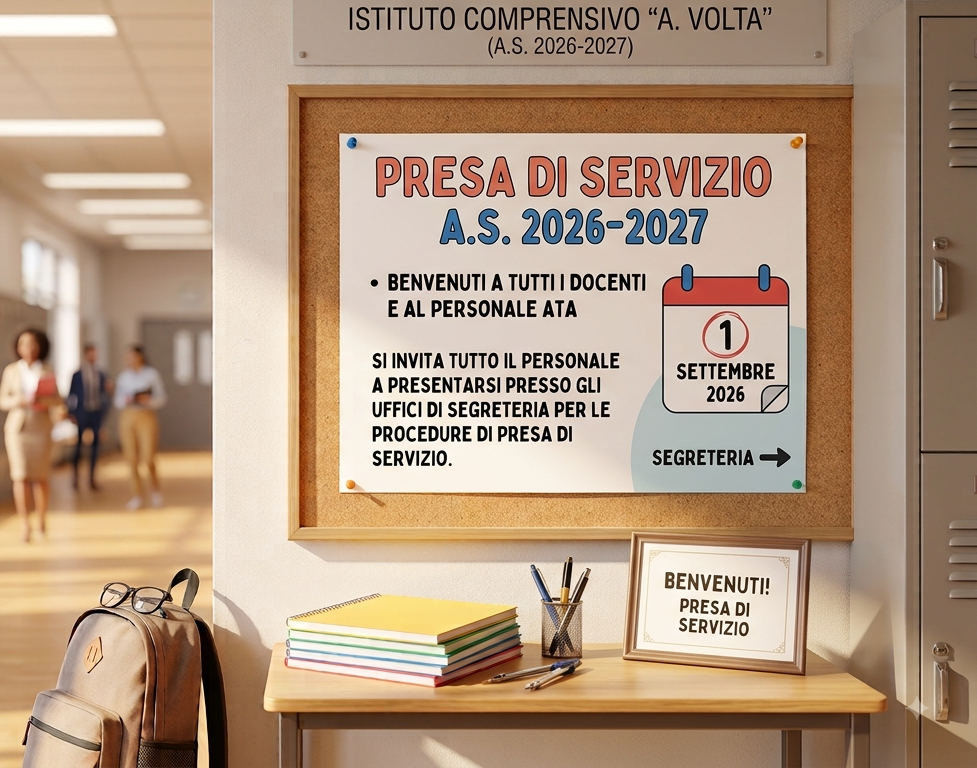 Presa di servizio personale docente e ATA